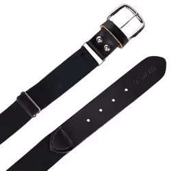 Franklin Sports MLB Youth Belt - Black Kids Boys + Girls Adjustable for Teeball Baseball + Softball Pants