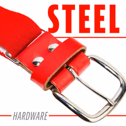 Franklin Sports Youth Baseball Belt - Red Kids Belt for Teeball  Baseball + Softball - Boys + Girls Adjustable Youth Belt for Baseball + Softball Pant