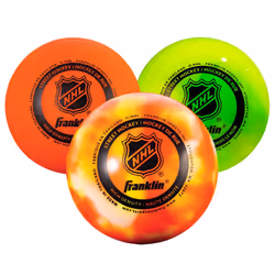 Franklin Sports Street Hockey Balls - NHL - 3 Pack - Combo