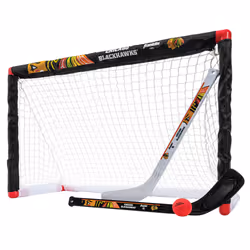 Franklin Sports chicago Blackhawks Mini Hockey Set - Knee Hockey goal