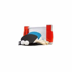Franklin Sports Table Tennis to Go Portable Ping Pong Net Set - Any Table Top Adjustable 2 Ping Pong Paddles + 2 Ping Pong B ...