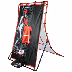 Franklin Sports Unisex Youth Return Franklin Sports Baseball Pitching Target and Rebounder Net 2 in 1 Pitch Trainer Pitchback ...