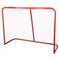 Franklin Sports Youth Street Hockey Net - Indoor + Outdoor Steel Hockey Goal for Kids Roller + Street Hockey - Portable Junio ...