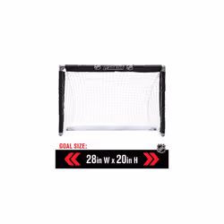 Franklin Sports NHL Youth Mini Hockey Goal + Stick Set - Kids Knee Hockey Goal, Sticks + Foam Mini Balls - (1) Goal, (2) Mini Sticks + (2) Balls Inclu