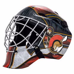 Franklin Sports Ottawa Senators Goalie Mask - Team Graphic Goalie Face Mask - GFM1500 Only for Ball & Street - NHL Official L ...