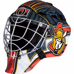 Franklin Sports Ottawa Senators Goalie Mask - Team Graphic Goalie Face Mask - GFM1500 Only for Ball & Street - NHL Official Licensed Product