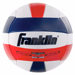 Franklin Sports Super Soft Spike Volleyball  Red/White/Blue