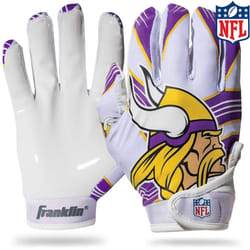 Franklin Sports Minnesota Vikings Youth NFL Football Receiver Gloves -
