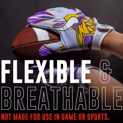 Franklin Sports Minnesota Vikings Youth NFL Football Receiver Gloves -