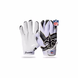 Franklin Sports New Orleans Saints Youth NFL Football Receiver Gloves
