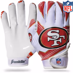 Franklin Sports San Francisco 49ers Youth NFL Football Receiver Gloves