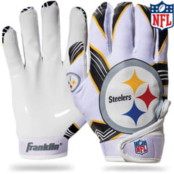 Franklin Sports Pittsburgh Steelers Youth NFL Football Receiver Gloves