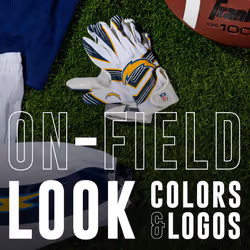 Franklin Sports Los Angeles Chargers Youth NFL Football Receiver Glove