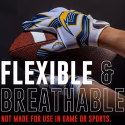 Franklin Sports Los Angeles Chargers Youth NFL Football Receiver Glove