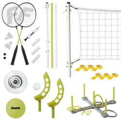 Franklin Sports Fun 5 Combo Outdoor Game Set - Backyard  Beach + Campi