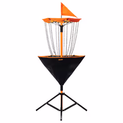 Franklin Sports Disc Golf Basket + Discs Set - Portable Disc Golf Target Basket with Chains - 3 Discs Included - Driver Mid- ...