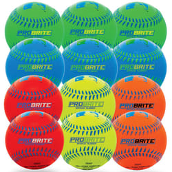 Franklin Sports - Pro Brite - Neon Rubber Teeball - MLB - Youth Tball - Baseball  Softball - Indoor  Outdoor Use