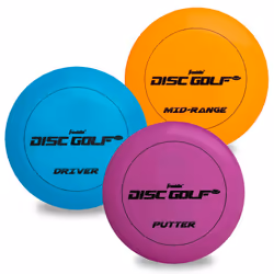Franklin Sports unisex adult Orange/Blue/Pink ultimate flying discs Mid-Range Putter Discs Included - All Ages US