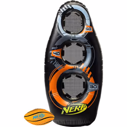 NERF Inflatable Target Set - Proshot Kids Football + Blaster Target Game Set- Standing Pop Up Target - 50""