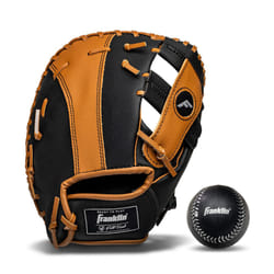Franklin Sports Teeball Glove - RTP Fielding Glove - Synthetic Leather Baseball Glove - Ready to Play Glove (RTP) - 9.5 Inch Right Hand Throw - First