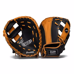 Franklin Sports Teeball Glove - RTP Fielding Glove - Synthetic Leather Baseball Glove - Ready to Play Glove (RTP) - 9.5 Inch Right Hand Throw - First