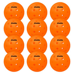 Franklin Sports X-40 Pickleballs - Outdoor Pickleballs - 12 Pack Bulk - USA Pickleball Approved - Lava - Official Ball of US Open Pickleball Champions