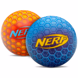 NERF Super High Bounce Ball - 2 Balls Included - Durable and Lightweight for Indoor and Outdoor Fun
