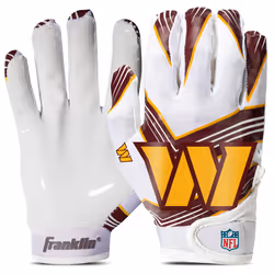 Franklin Sports Washington Commanders Youth NFL Football Receiver Gloves - Kids Football Gloves with Official NFL Team Logos ...