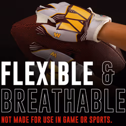 Franklin Sports Washington Commanders Youth NFL Football Receiver Gloves - Kids Football Gloves with Official NFL Team Logos - Kids Gear + Accessories