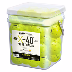 Franklin Sports X-40 Yellow Outdoor Pickleballs - USAPA Regulation Size - 36 Pack Bulk Set