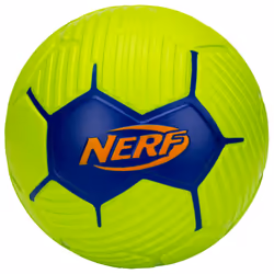 Nerf Kids Foam Mini Soccer Ball - Proshot Youth Soccer Ball - 7"""" Indoor + Outdoor Ball for Kids + Toddlers -Green/Blue