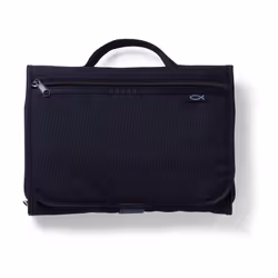 Tri-Fold Bible Cover Bible Study Organizer Velcro Closure Nylon Black XXL