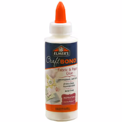Elmer's E431 Craft Bond Fabric and Paper Glue 4 oz Clear