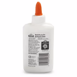 Elmer's Liquid School Glue  White  Washable  4 Ounces - Great for Making Slime ( 5-Count )