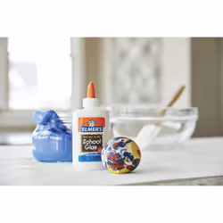 Elmer's Liquid School Glue  White  Washable  4 Ounces - Great for Making Slime ( 5-Count )