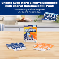 Elmers Squishies Kids Activity Kit  DIY Squishy Toy Kit Creates 4 Myst