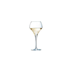 Chef & Sommelier Open Up Round Wine Glasses, Glass, Clear, 12.3 oz/370 ml, Pack of 6