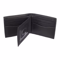 Guess Men's Leather Passcase Wallet  Black/White  One Size