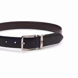 Tommy Hilfiger Boys' Reversible Dress Belt  Black/Brown  Medium