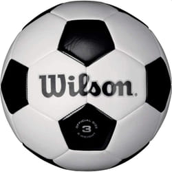 WILSON Traditional Soccer Ball - Size 3  Black/White