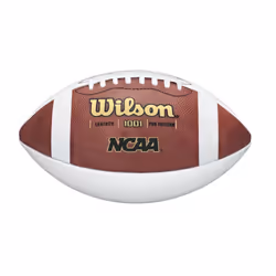 WILSON NCAA Autograph Football - Official Size  Brown/White