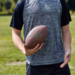 Wilson NFL Super Grip Composite Football - Junior Size, Brown