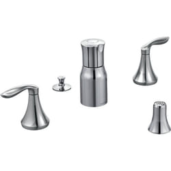 Moen T5220 Eva Two-Handle Bidet Faucet  Valve Required  Chrome