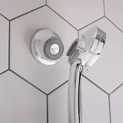 Moen Chrome Remote Dock for Magnetix Removable Handshowers with Included Wall Bracket or Permanent Waterproof Adhesive Options  186117