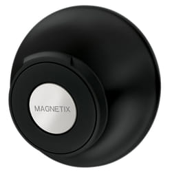 Moen 186117BL Remote Dock for Magnetix Handshowers with Included Wall Bracket or Permanent Waterproof Adhesive Options  Matte Black