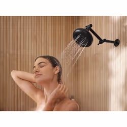 Moen S116BL Acc-Premium 16 in. Pivoting Adjustable Shower Arm  Matte Black