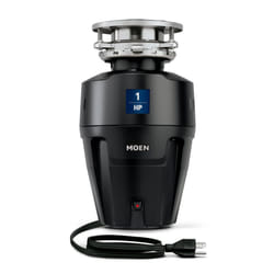 Moen EX100C EX Series 1 HP Continuous Feed Garbage Disposal  Black