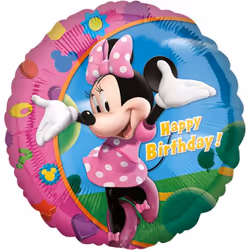 Amscan 763.17797, Toy balloon, Foil, Multicolour, Image, Round, 43 cm