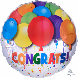 Amscan 2675801, Toy balloon, Foil, Round, 5 pc(s)