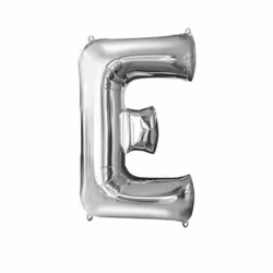 Amscan 3295401, Toy balloon, Foil, Silver, Letter, 530 mm, 810 mm